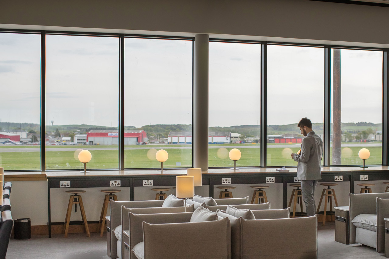 British Airways Aberdeen lounge